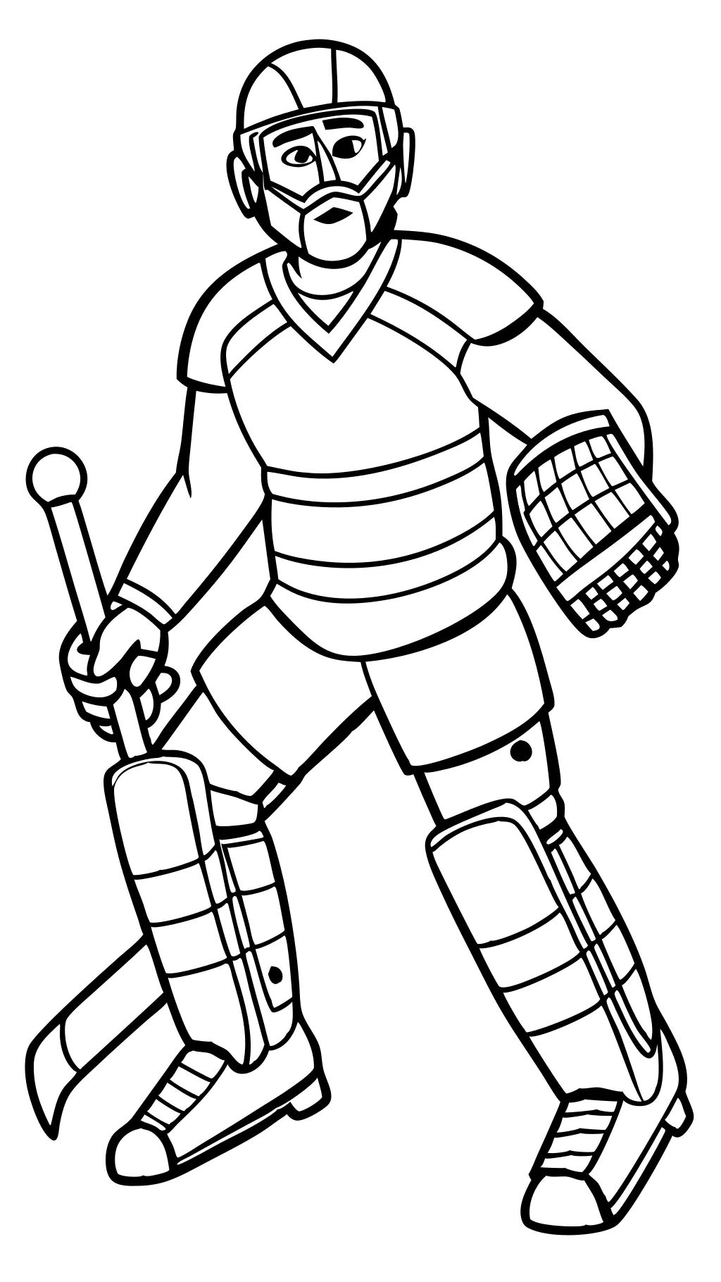 goalie coloring pages